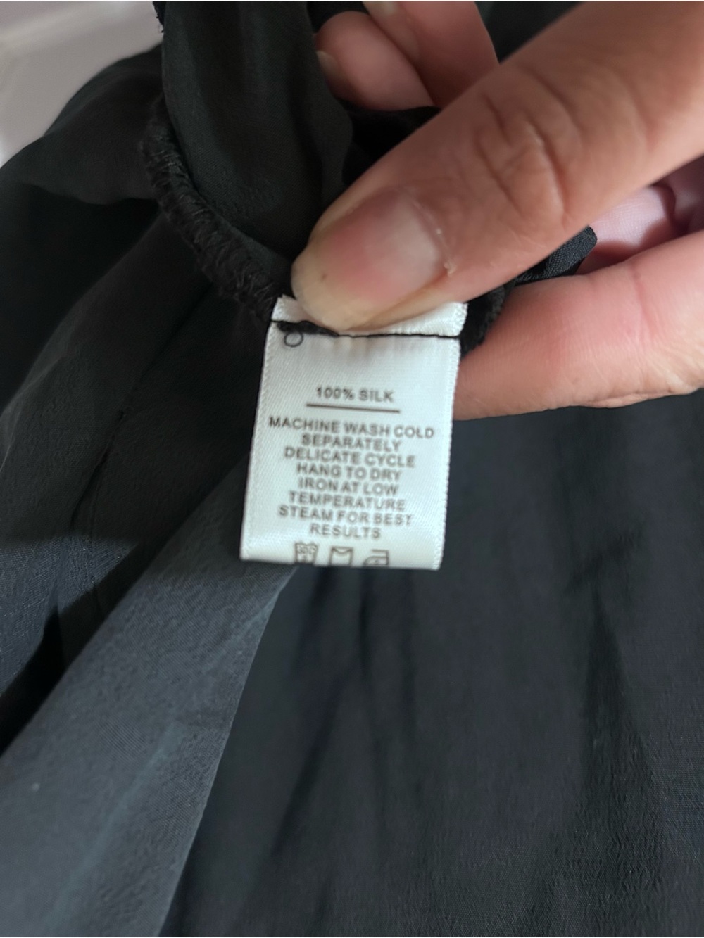 Cuyana Washable Silk Funnel Neck Dress SIZE:SMALL (Flawed) - Picture 9 of 11